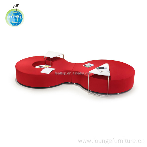 Hot-Selling Latest Office Furniture Fabric Lounge Sofa Set